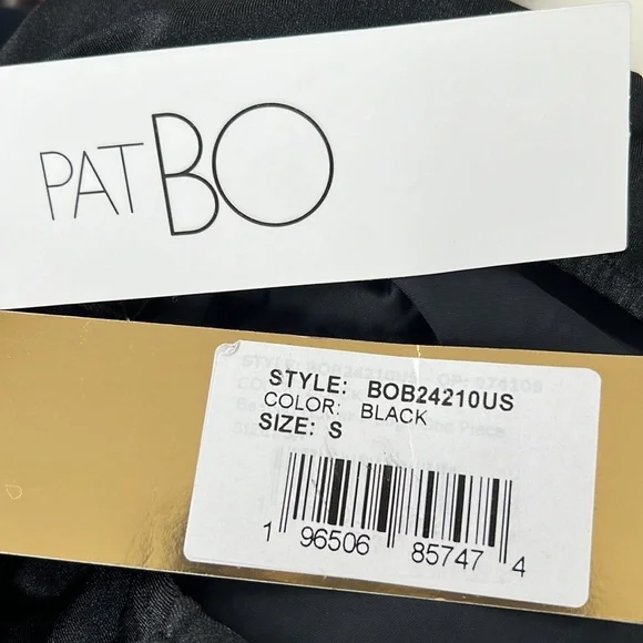 PatBO Plunge Neckline One-Piece Without Flower Size Small - Picture 5 of 5